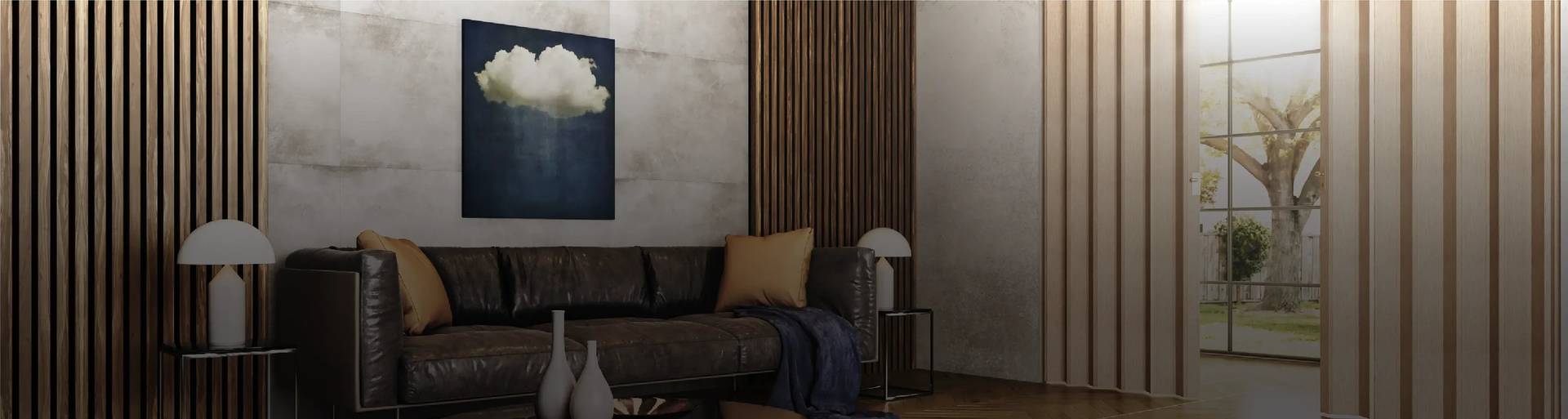 Wood-Look Folding Doors