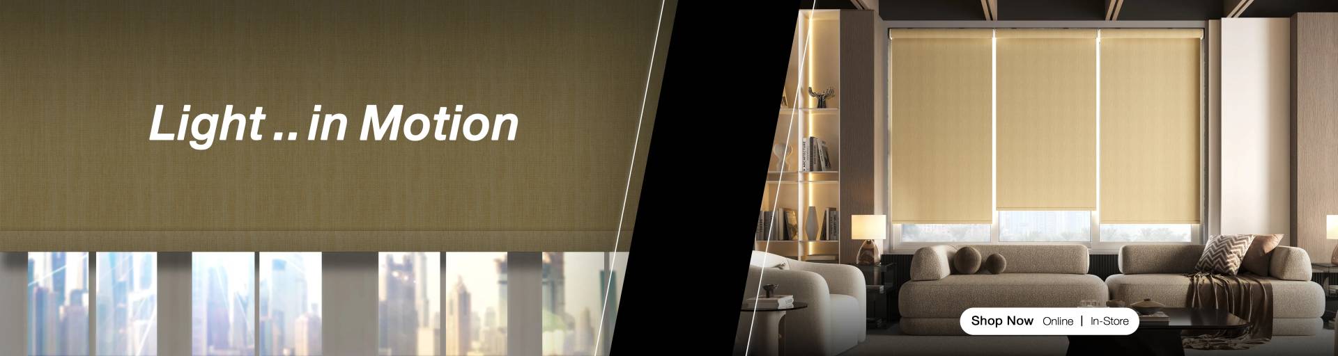 Roller Blinds Banner OM BAH QAT